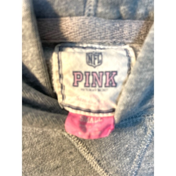 PINK NFL Buffalo Bills Hoodie Pullover Sweatshirt Football Gray Small - Picture 2 of 3